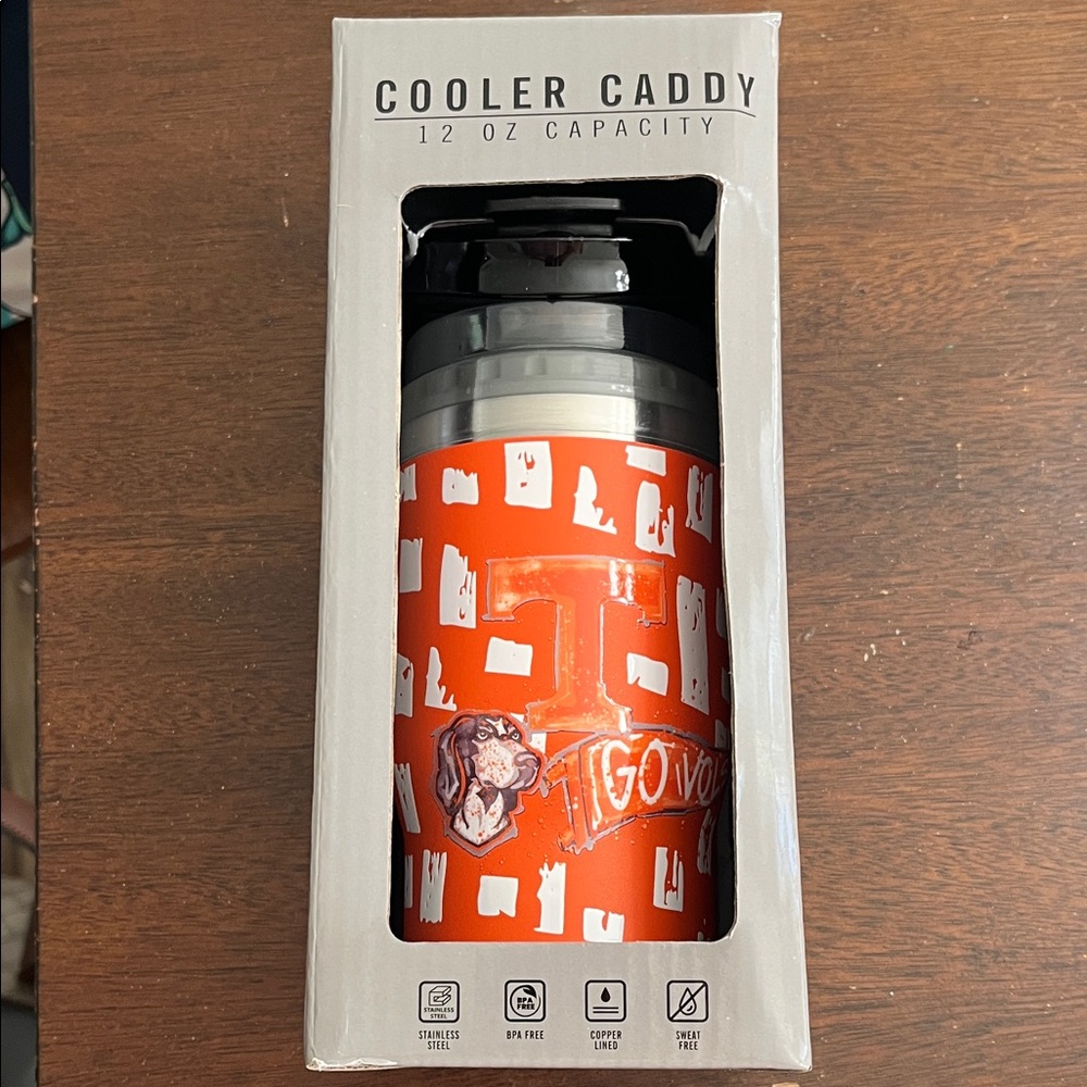 Tennessee Vols Cooler Caddy (multiple ways to enjoy beverages)